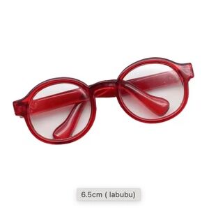 Labubu Glasses Eyewear - Red Frames Clear Lens - Brand New